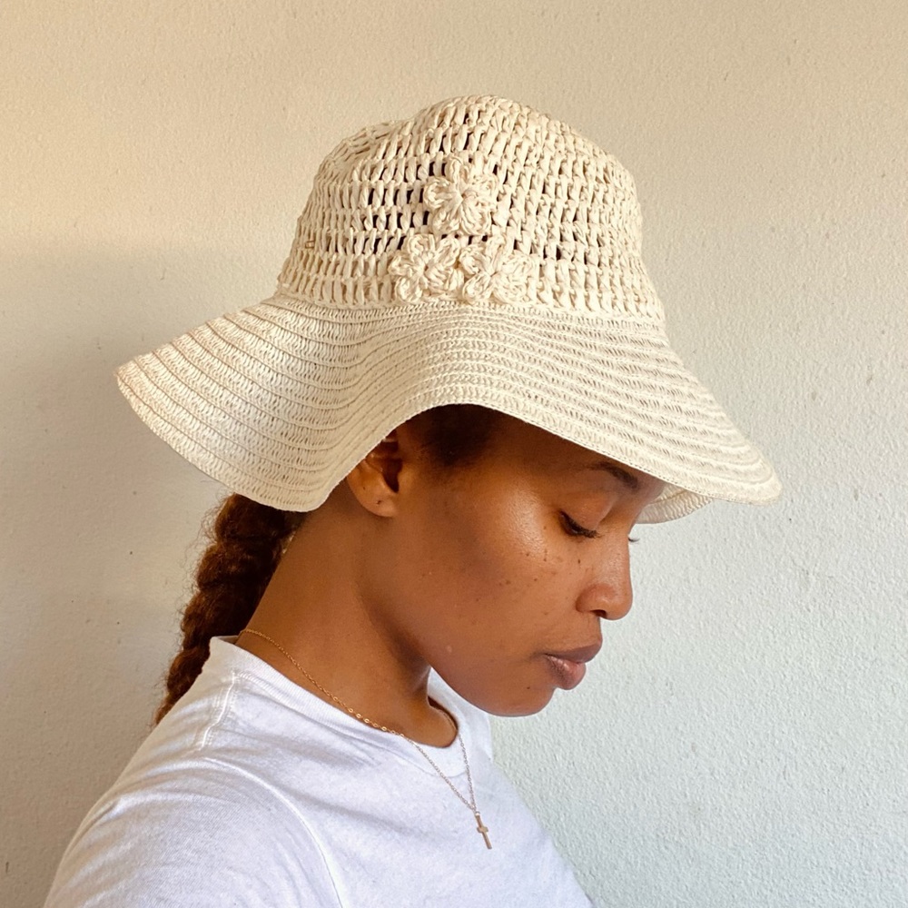 Straw Bucket hat